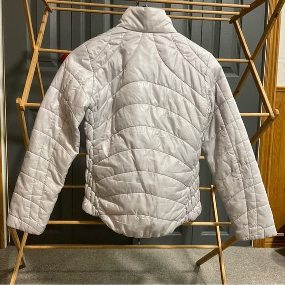 Obermeyer Girls Puffer  Jacket Size M (10-12) Light Gray - Picture 3 of 14